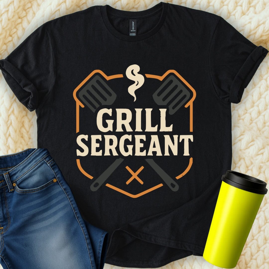 MyDesigns Physical Item Grill Sergeant Graphic T-Shirt For BBQ Lovers