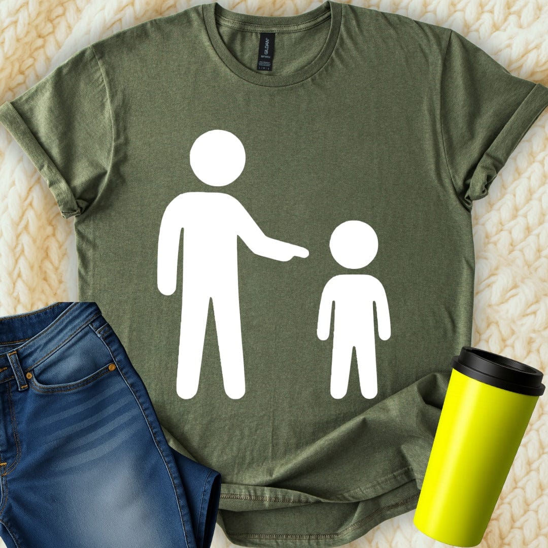 MyDesigns T-Shirt S / Military Green I'm Just Here for My Nephew T-Shirt