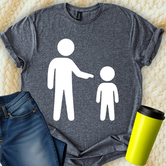 MyDesigns T-Shirt S / Dark Heather I'm Just Here for My Nephew T-Shirt