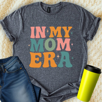 Printify T-Shirt Dark Heather / S In My Mom Era T-Shirt
