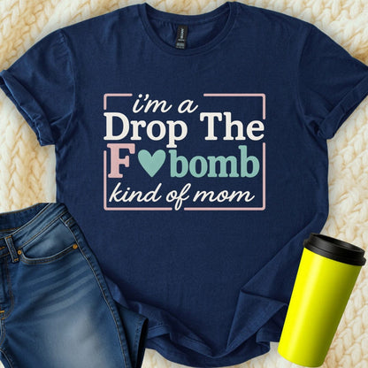 Printify T-Shirt Navy / S Kind of Mom T-Shirt