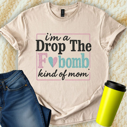 Printify T-Shirt Sand / S Kind of Mom T-Shirt