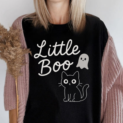 MyDesigns T-Shirt Little Boo Funny Halloween T-Shirt