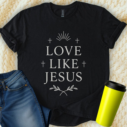 The Off Base T-Shirt S / Black Love Like Jesus T-Shirt