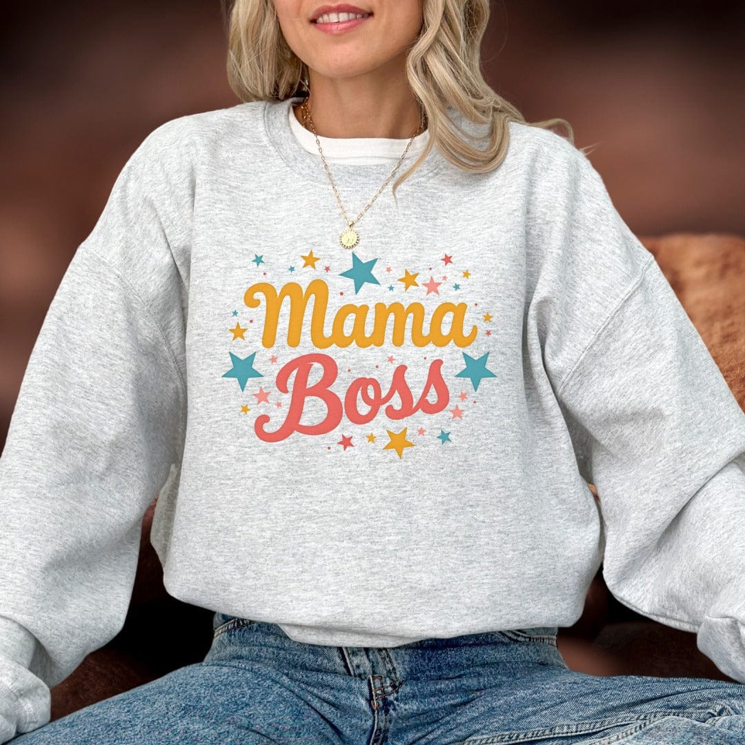 Printify Sweatshirt Mama Boss Sweatshirt