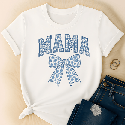 Printify T-Shirt Mama Bow T-Shirt