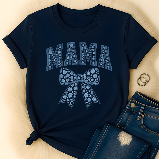 Printify T-Shirt Mama Bow T-Shirt