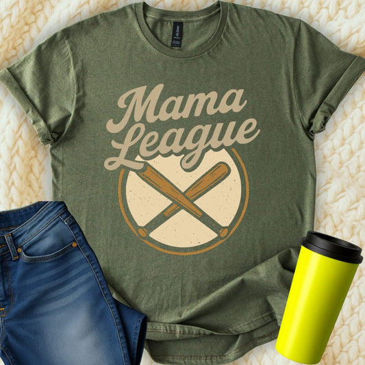 MyDesigns T-Shirt S / Military Green Mama League T-Shirt