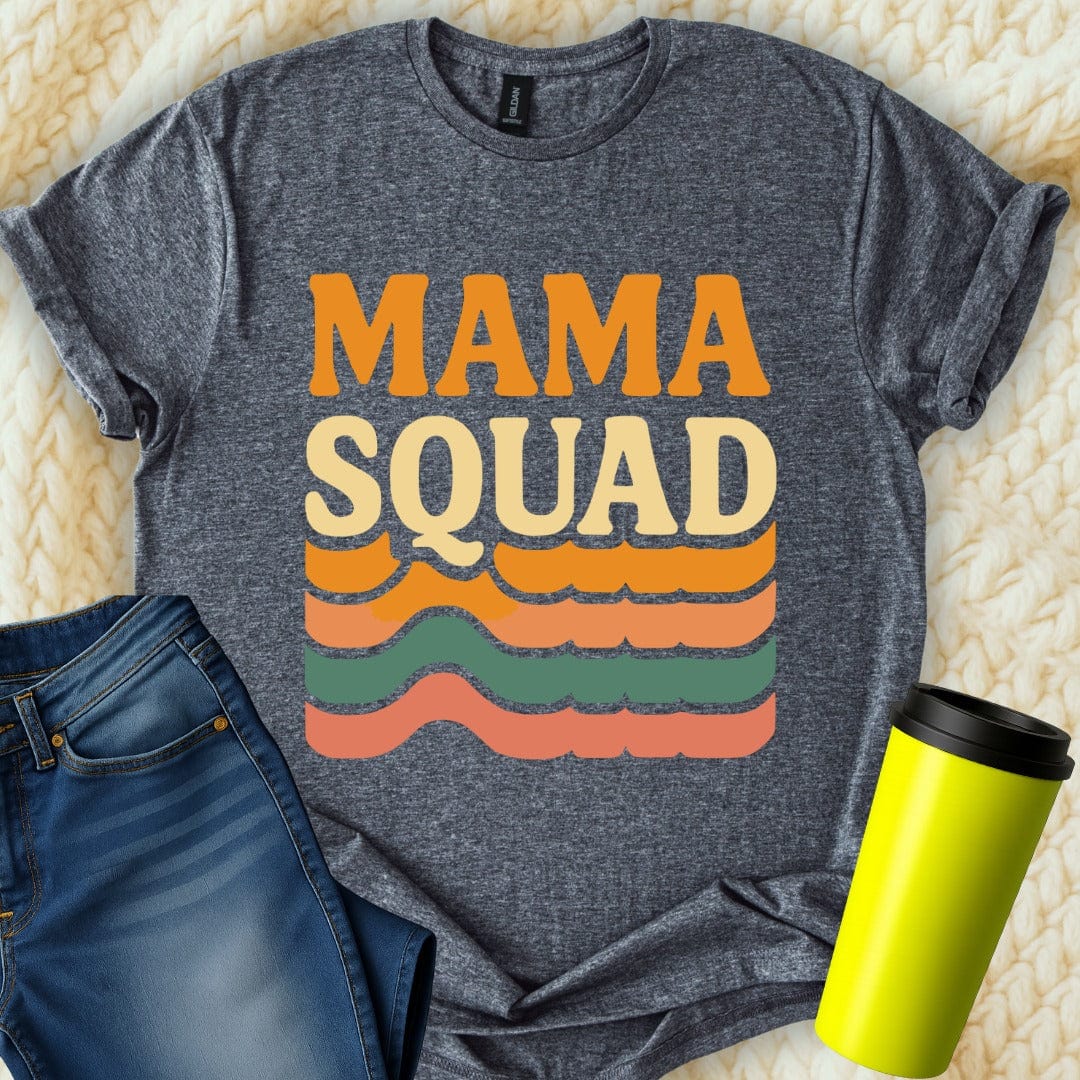 MyDesigns T-Shirt S / Dark Heather Mama Squad T-Shirt