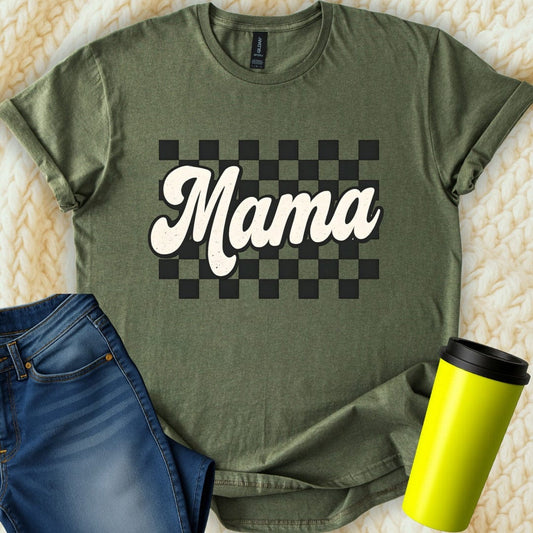 Printify T-Shirt Military Green / S Mama T-Shirt