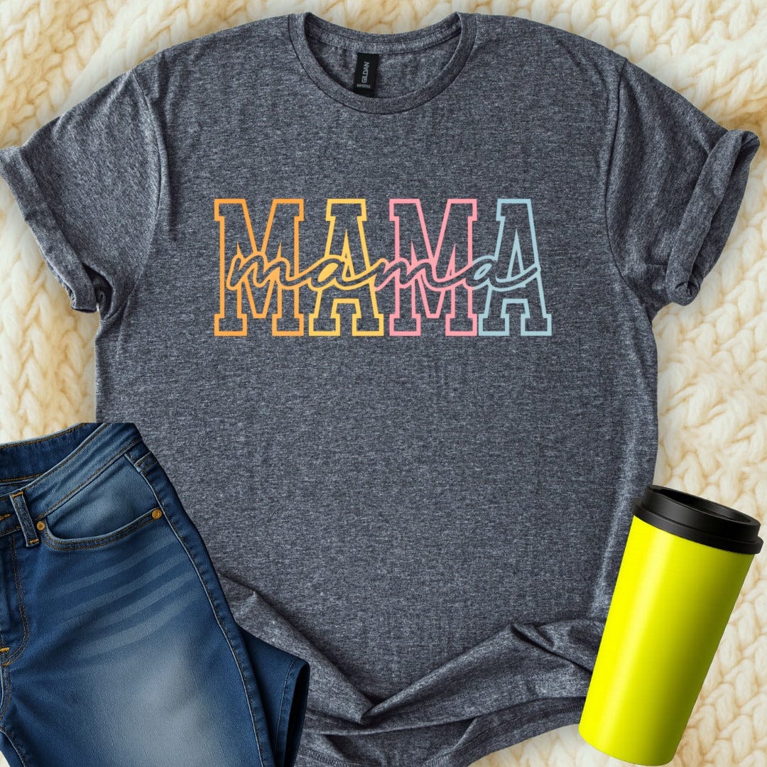 Printify T-Shirt Dark Heather / S Mama T-Shirt