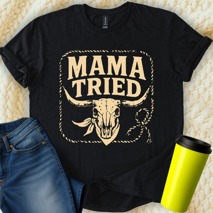 MyDesigns T-Shirt S / Black Mama Tried T-Shirt
