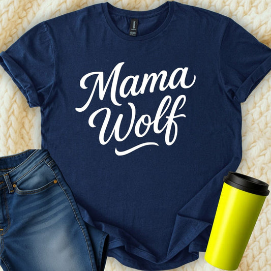 MyDesigns T-Shirt Mama Wolf Graphic Stylish Design Awesome For Moms T-Shirt