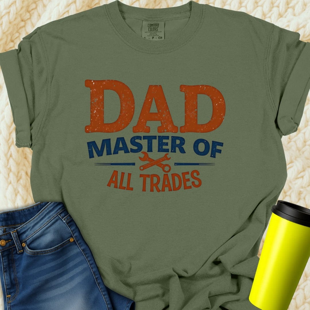Printify T-Shirt Moss / S Master of Trades Tee