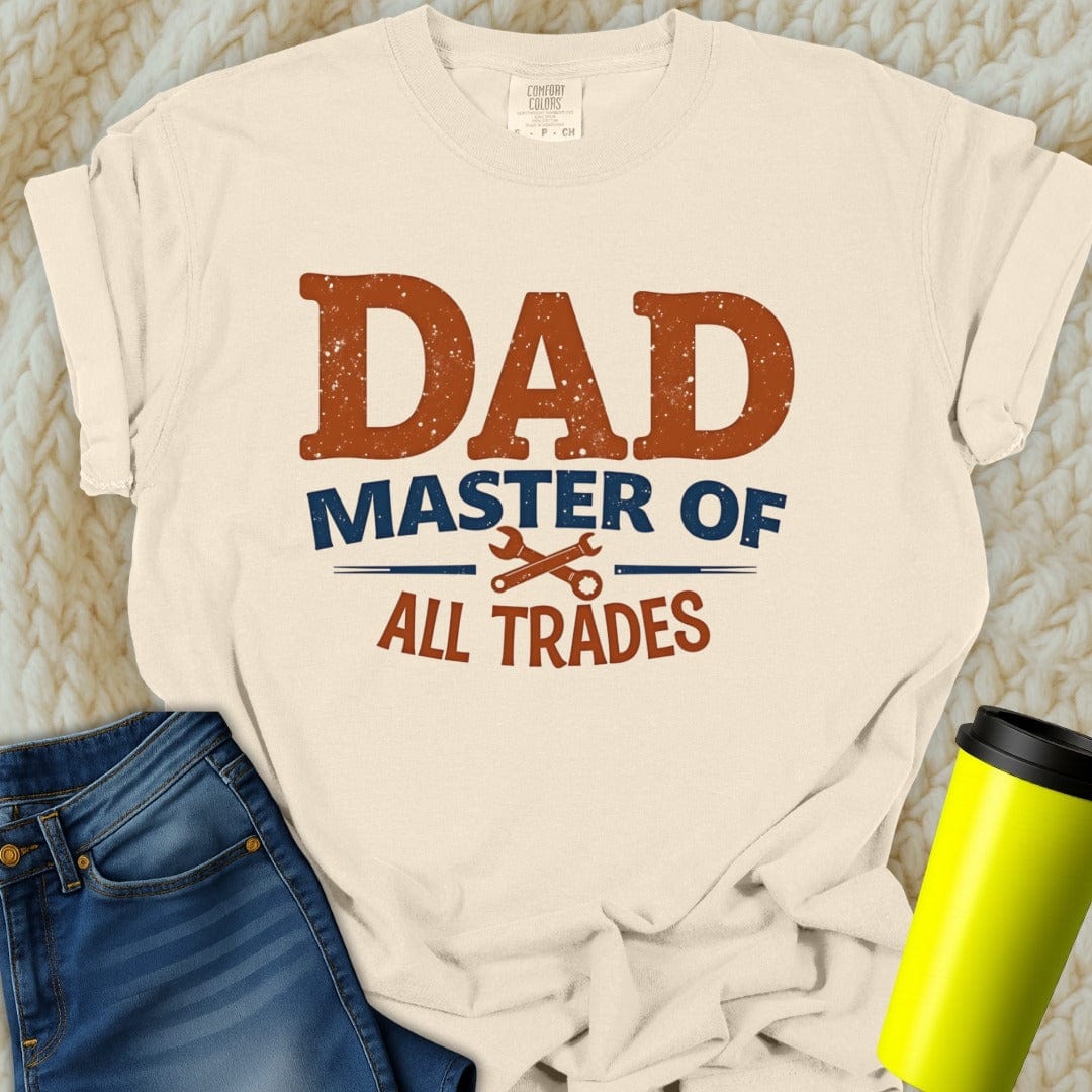 Printify T-Shirt Ivory / S Master of Trades Tee