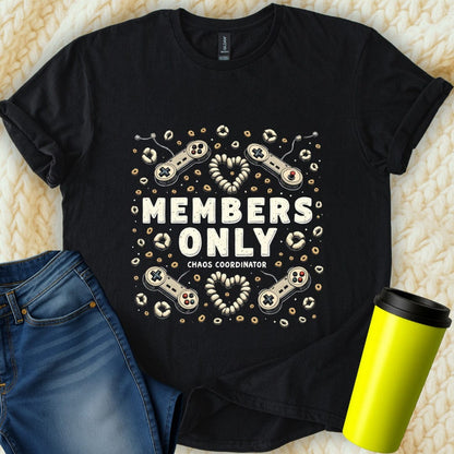 Printify T-Shirt Black / S Member Only T-Shirt
