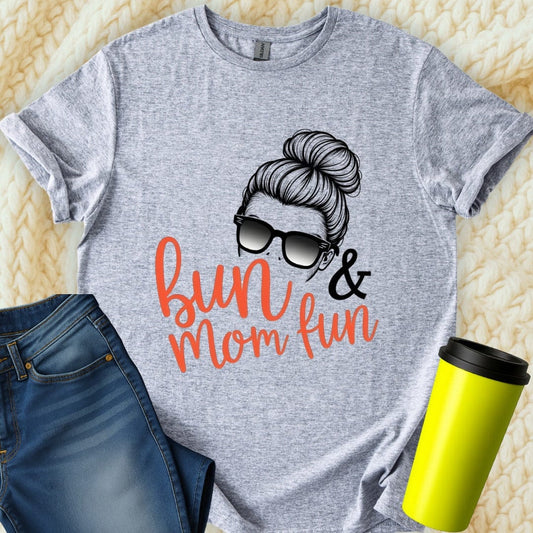 Printify T-Shirt Sport Grey / S Mom Fun T-Shirt