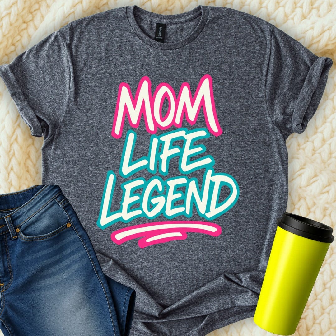 MyDesigns T-Shirt S / Dark Heather Mom Life Legend T-Shirt