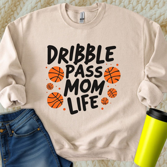 Printify Sweatshirt S / Sand Mom Life Sweatshirt