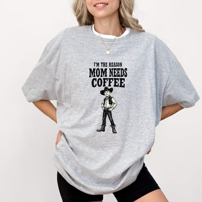 Printify T-Shirt Mom Needs Coffee T-Shirt