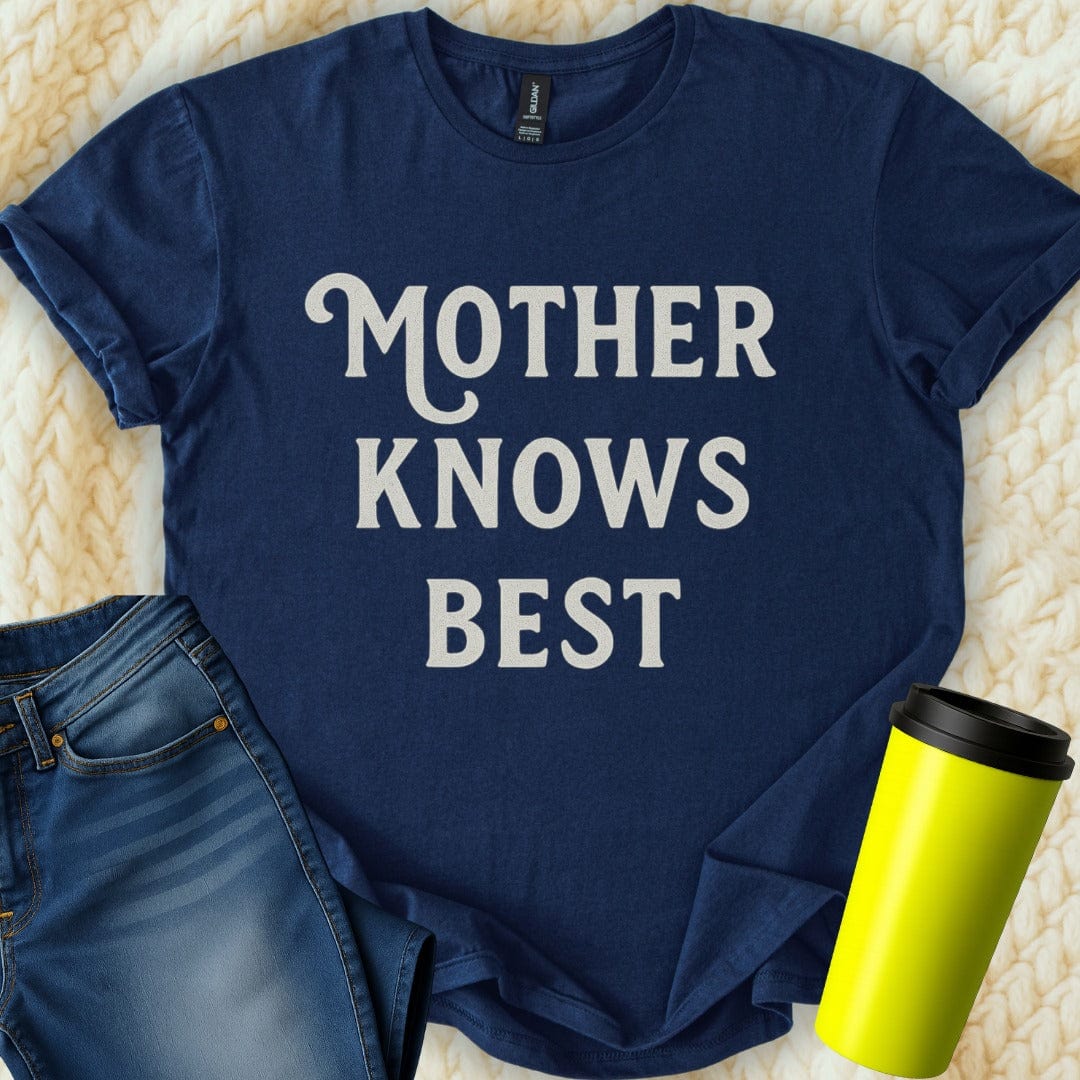 The Off Base T-Shirt S / Navy Mother Knows Best T-Shirt
