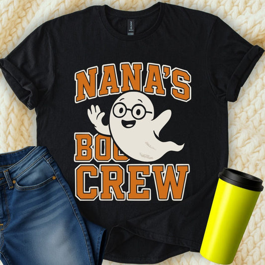 MyDesigns T-Shirt S / Black Nana's Boos Crew T-Shirt
