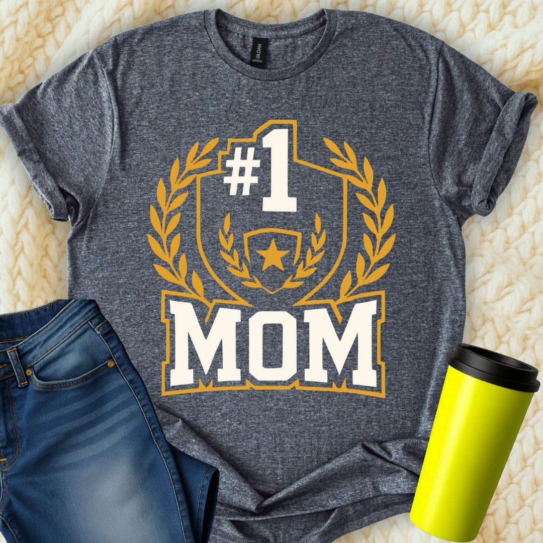 MyDesigns T-Shirt S / Dark Heather Number One Mom T-Shirt