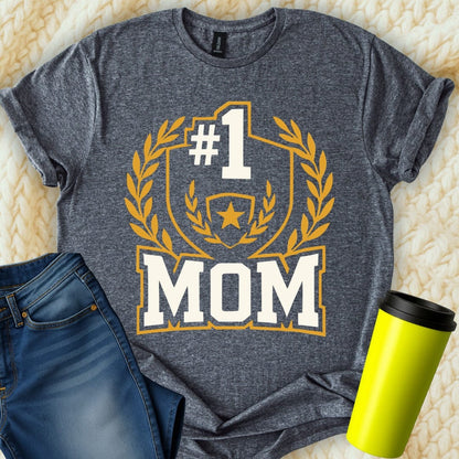 MyDesigns T-Shirt S / Dark Heather Number One Mom T-Shirt