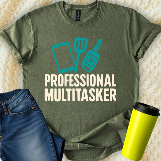 MyDesigns T-Shirt Professional Multitasker Funny Gift Graphic Cool T-Shirt