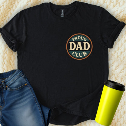 MyDesigns Physical Item Proud Dad Club Exclusive Design Graphic T-Shirt