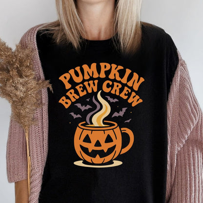 MyDesigns T-Shirt Pumpkin Brew Crew T-Shirt