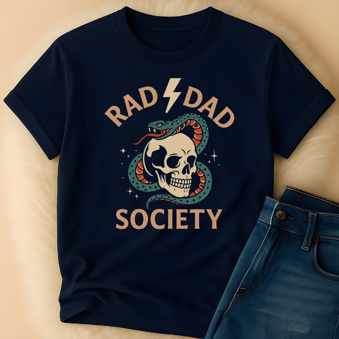 Printify T-Shirt Rad Dad Society T-Shirt