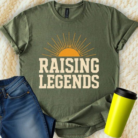 MyDesigns T-Shirt S / Military Green Raising Legends T-Shirt