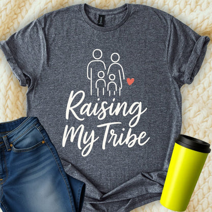 MyDesigns T-Shirt S / Dark Heather Raising My Tribe T-Shirt