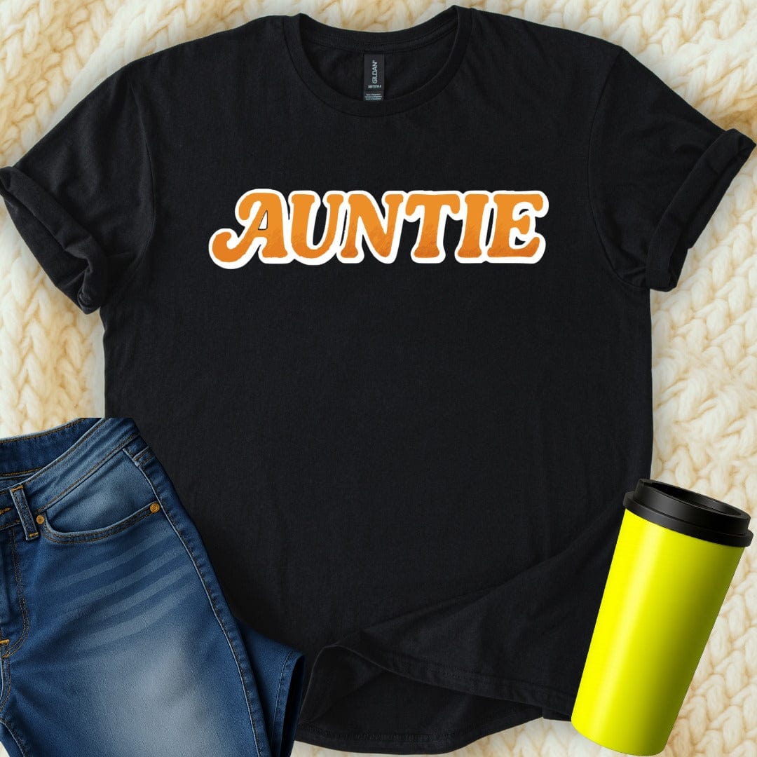 MyDesigns T-Shirt S / Black Retro Auntie T-Shirt