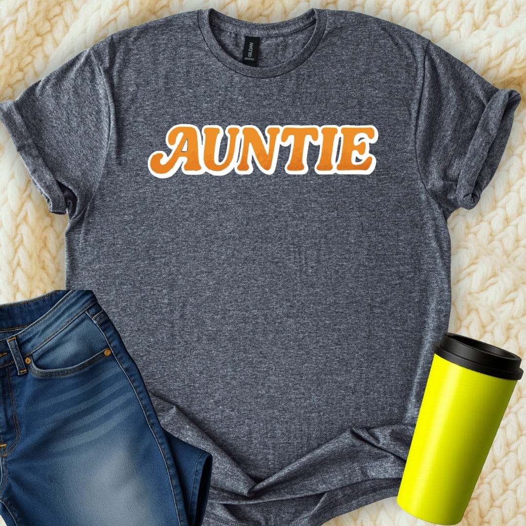 MyDesigns T-Shirt S / Dark Heather Retro Auntie T-Shirt