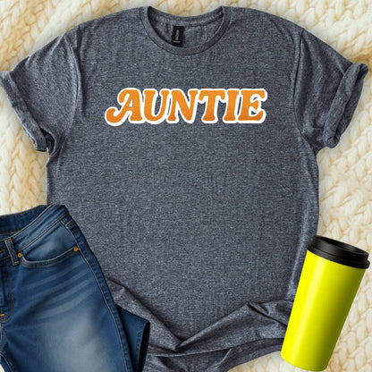 MyDesigns T-Shirt S / Dark Heather Retro Auntie T-Shirt
