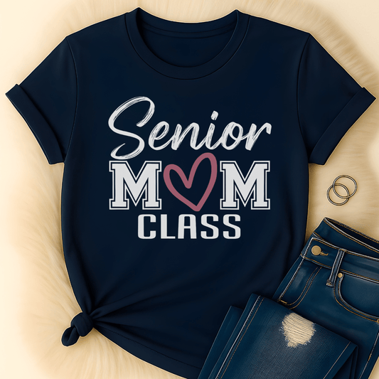Printify T-Shirt Senior Mom T-Shirt