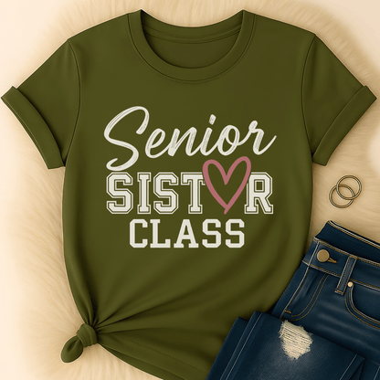 Printify T-Shirt Senior Sister T-Shirt