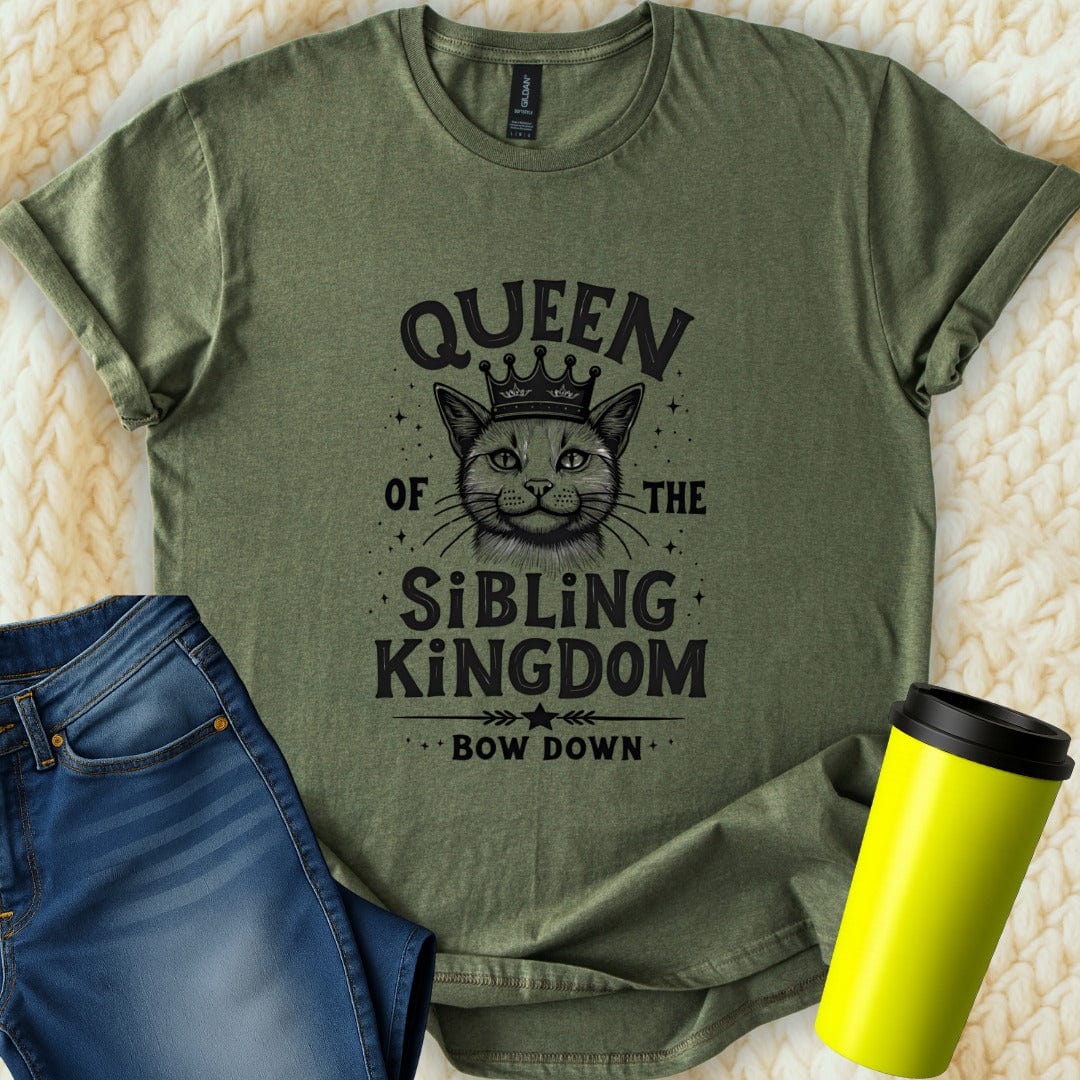 Printify T-Shirt Military Green / S Sibling Kingdom T-Shirt