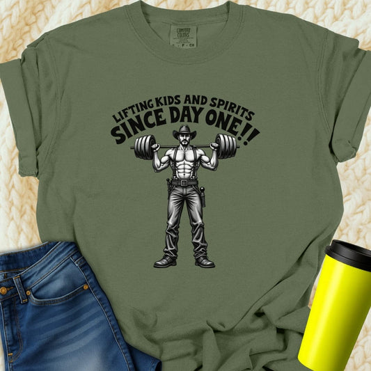 Printify T-Shirt Moss / S Since Day One Tee