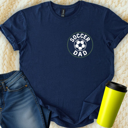 MyDesigns Physical Item Soccer Dad Graphic Printed Comfortable Casual T-Shirt
