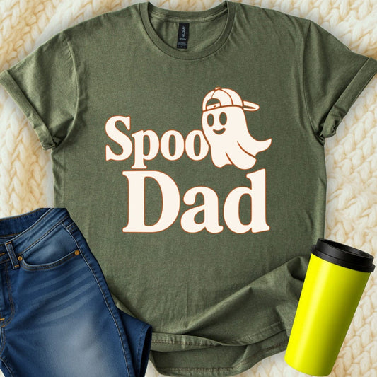 MyDesigns T-Shirt S / Military Green Spooky Dad Halloween T-Shirt