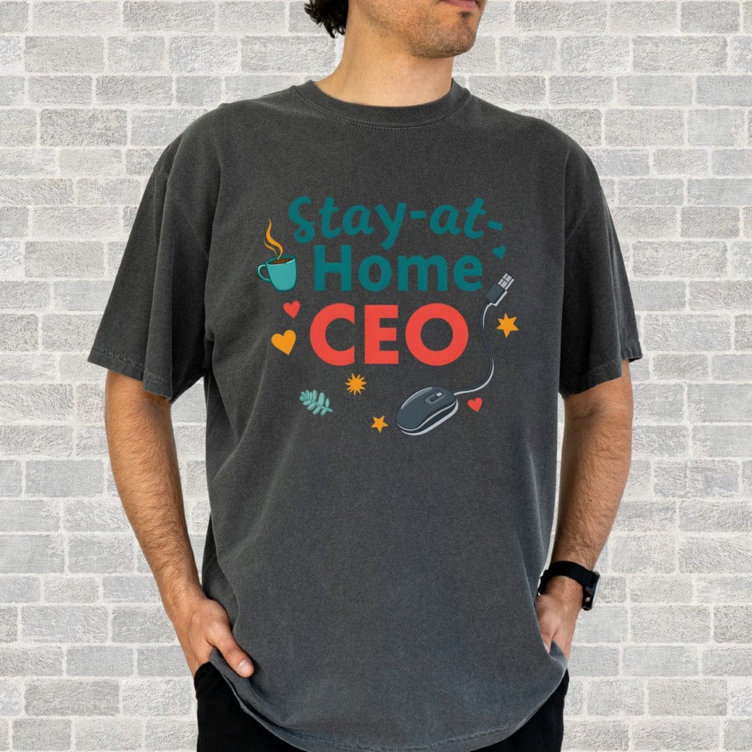 Printify T-Shirt Stay at Home CEO T-Shirt