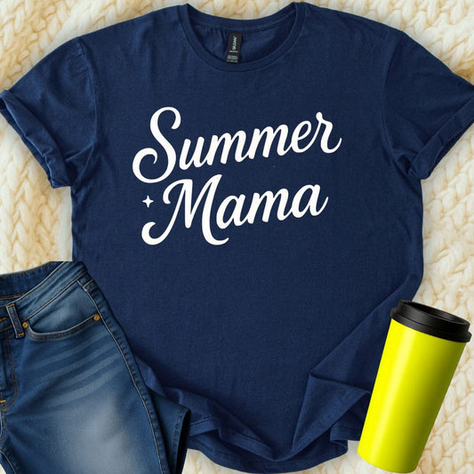 MyDesigns T-Shirt S / Navy Summer Mama T-Shirt