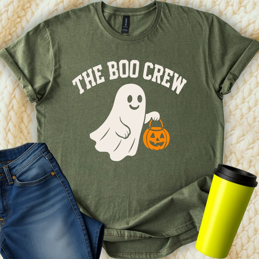 MyDesigns T-Shirt S / Military Green The Boo Crew T-Shirt