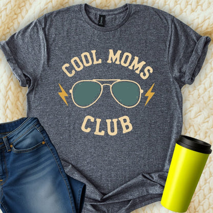 MyDesigns Physical Item Untitled Project - Cool Moms Club Sunglasses Graphic T-Shirt