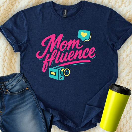 MyDesigns Physical Item Untitled Project - Momfluence Cute Design Video Camera T-Shirt
