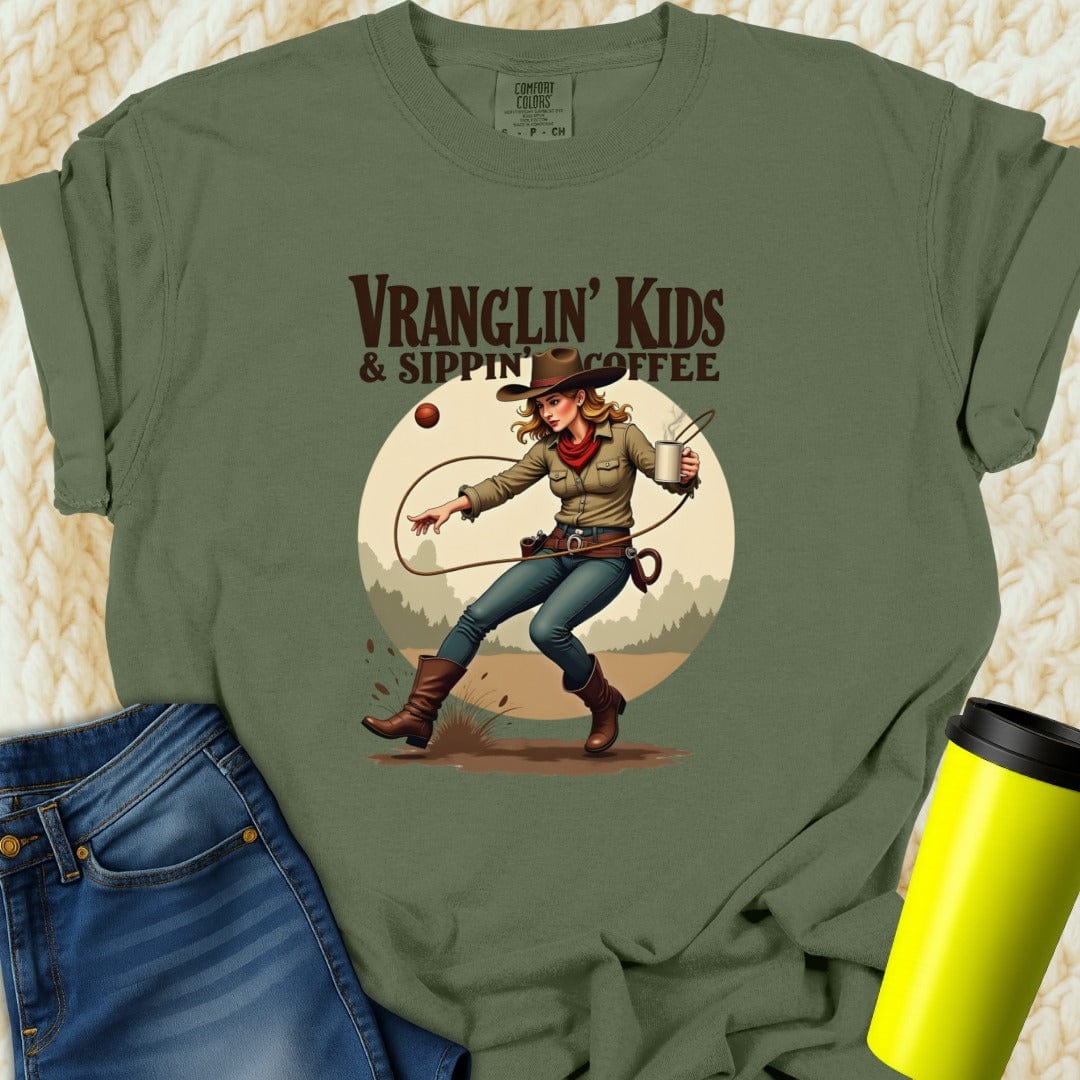 Printify T-Shirt Moss / S 'Vranglin' Kids T-Shirt