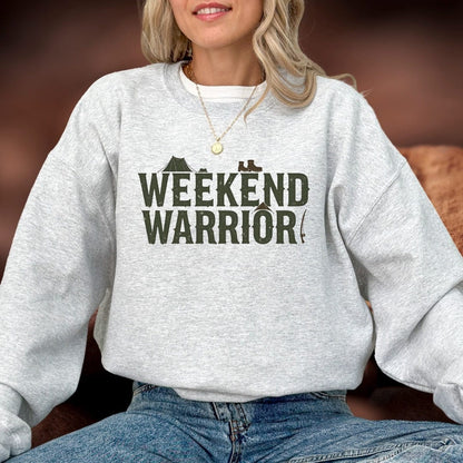 Printify Sweatshirt Weekend Dad Sweatshirt